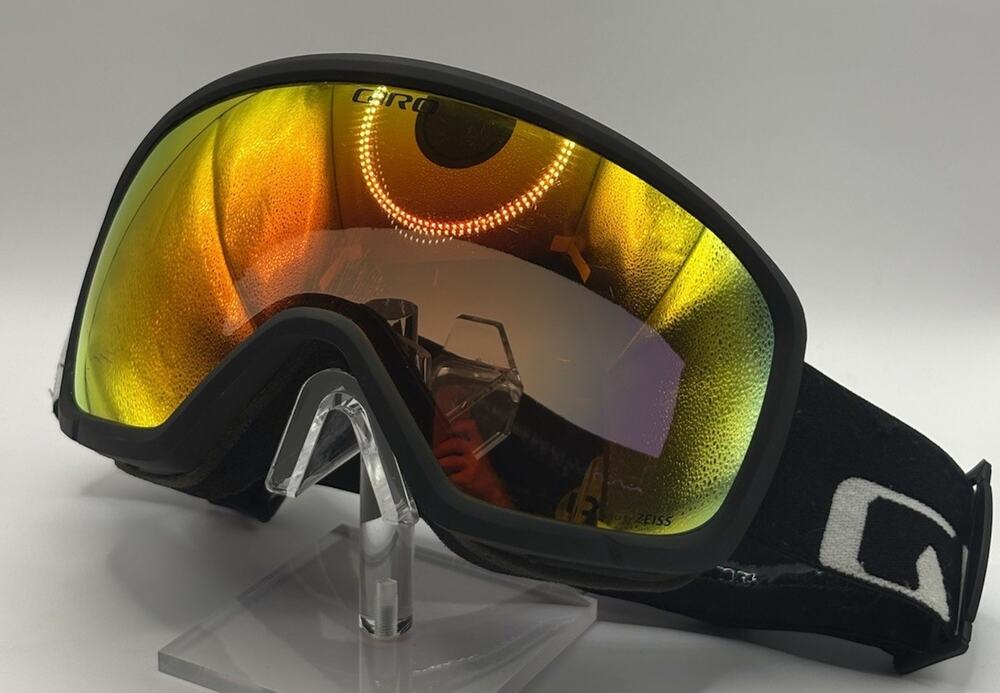Giro VIVID Optics by ZEISS Ski Snowboard Goggles Black Orange Mirrored Lens